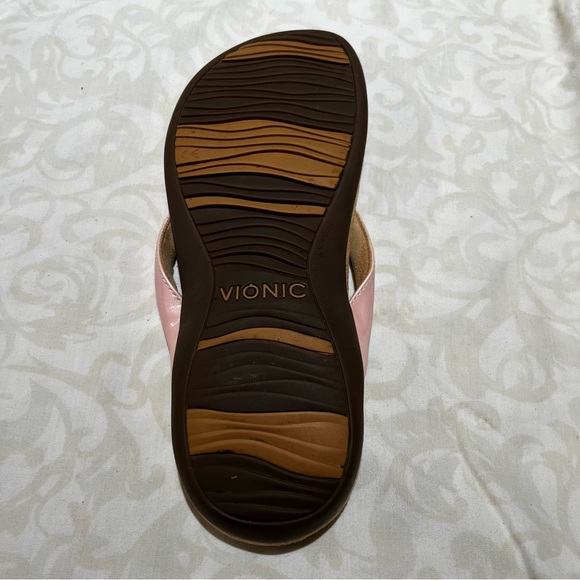 VIONIC WOMEN’S REST BELLALL TOEPOST SANDAL PINK - Picture 8 of 12